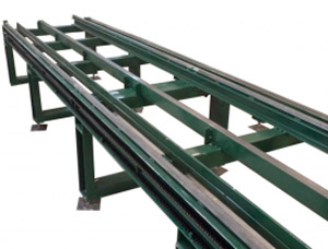 Extension of the machine bed